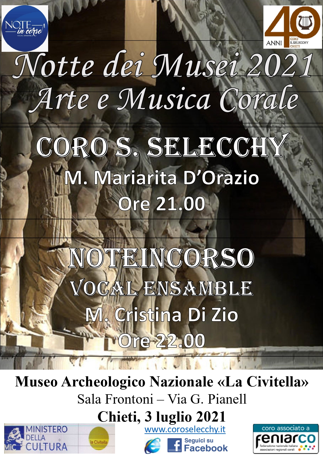 Museo Archeologico Nazionale La Civitella - Notte dei musei - Arte e musica corale